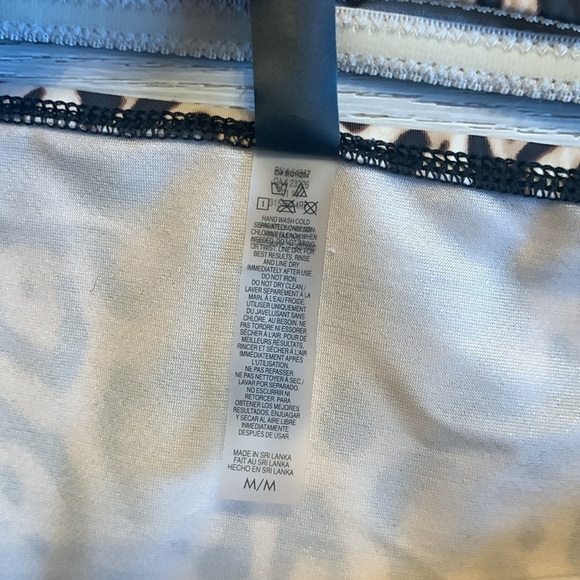 VICTORIA'S SECRET TANKINI TOP PUSH~UP BIKINI set ANIMAL PRINT MULTI COLOR size M - Picture 6 of 10